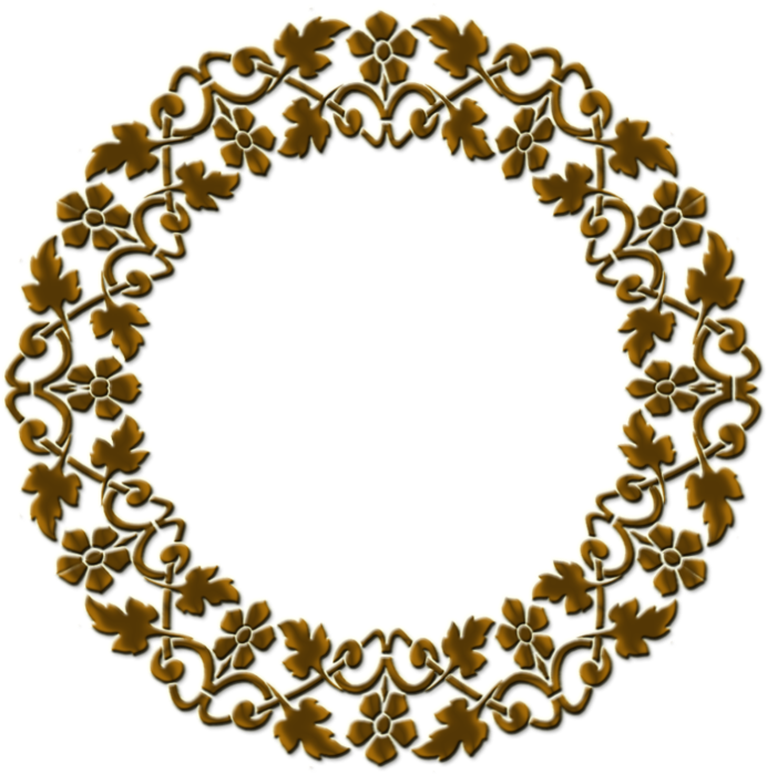 Patterns - Круглые Рамки Винтаж Png (700x700)
