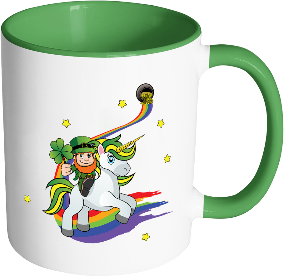 St Patricks Day Coffee Mug Leprechaun Riding On Irish - Bible Emergency Numbers Mug - Christian Gifts For Women (1024x1024)