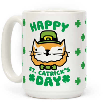 Omg I Lepre-cat Even - Happy St Catricks Day Mug Tshirt (484x484)