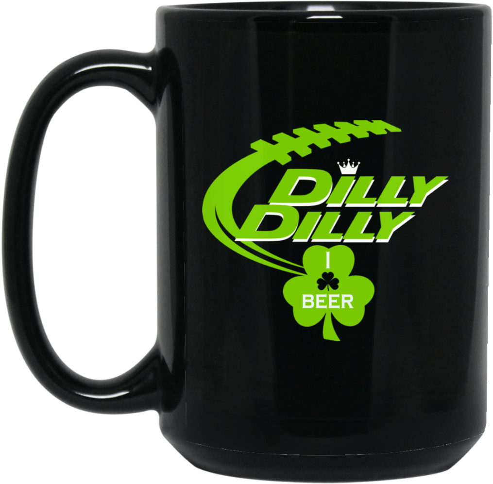 Bud Light St Patricks Day Dilly Dilly I Shamrock Beer - Mug (1024x1024)