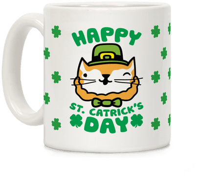 Catrick's Day Coffee Mug - Happy St Catricks Day Mug Tshirt (484x484)