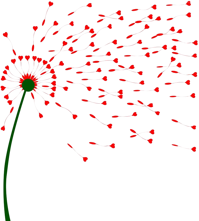 Dandelion Seed Clip Art - Dandelion Seed Clip Art (820x851)
