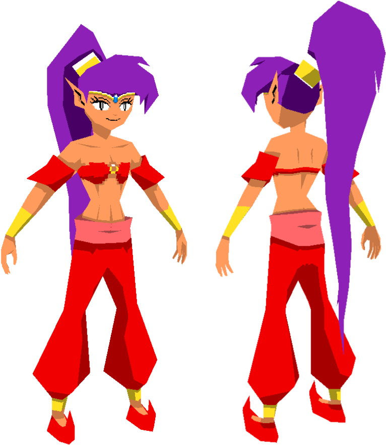 Shantae And The Pirate's Curse Shantae - Shantae And The Pirate's Curse Shantae (870x918)