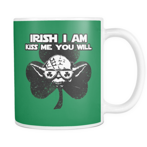 Irish I Am, Kiss Me You Will Mug - Mug (480x480)