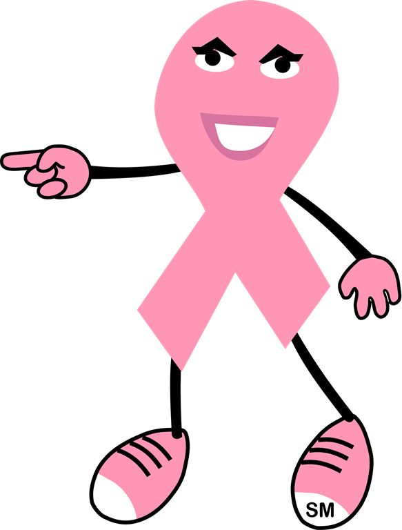 The Hope Line Provides Continuous One On One Support - Thumbs Up For Breast Cancer (583x768)