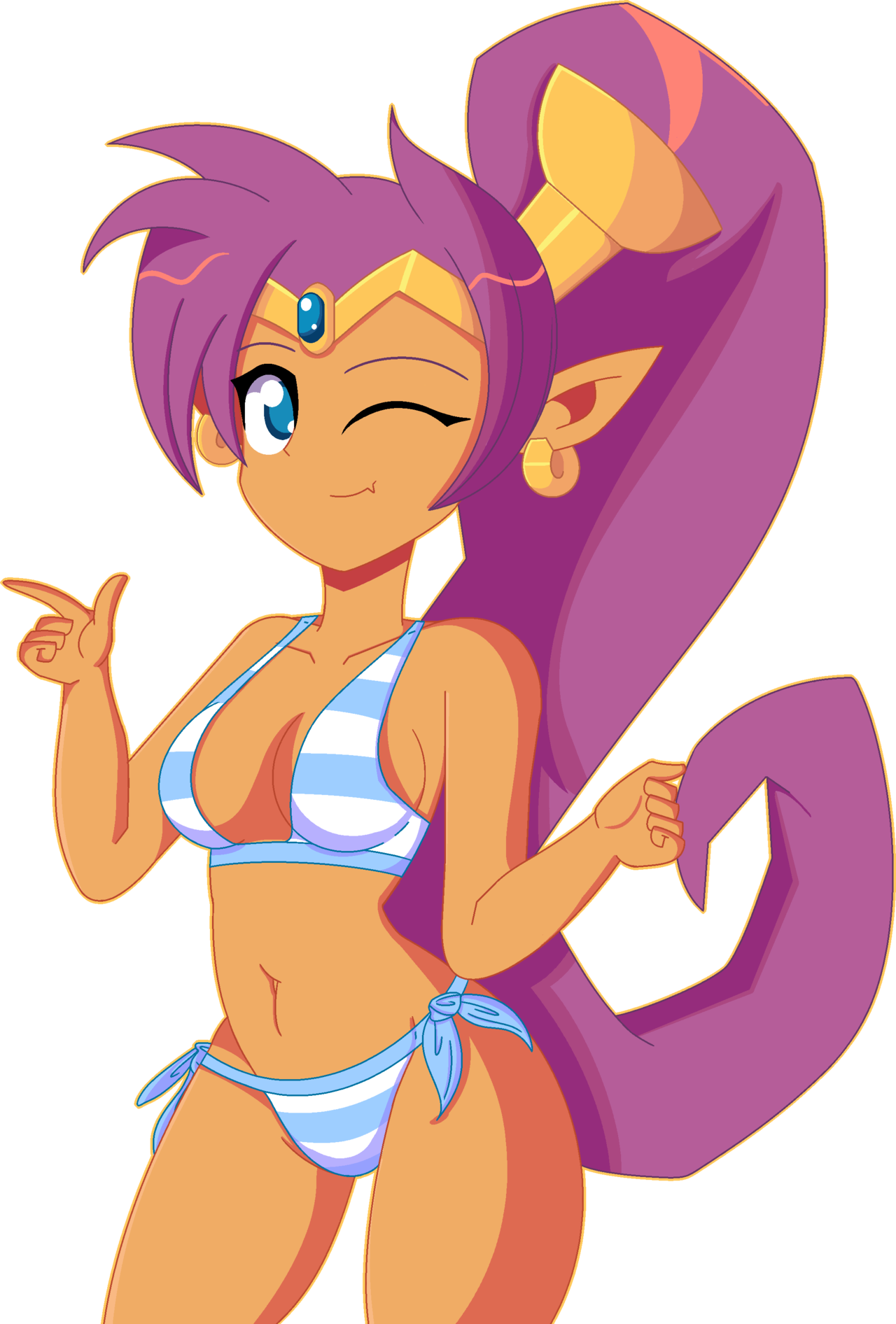 Shantae And The Pirate's Curse Shantae Pyjamas Bikini - Shantae (1280x1892)