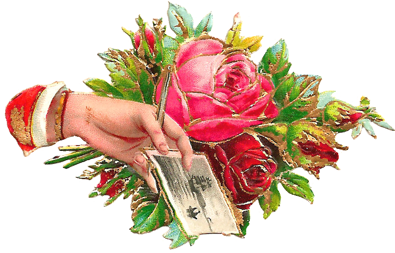 Antique Flower Clipart - Clip Art (1131x791)