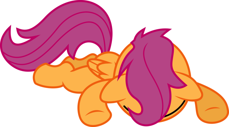 Sad Scootaloo By Racefox - Mlp Base Scootaloo Sad (800x444)