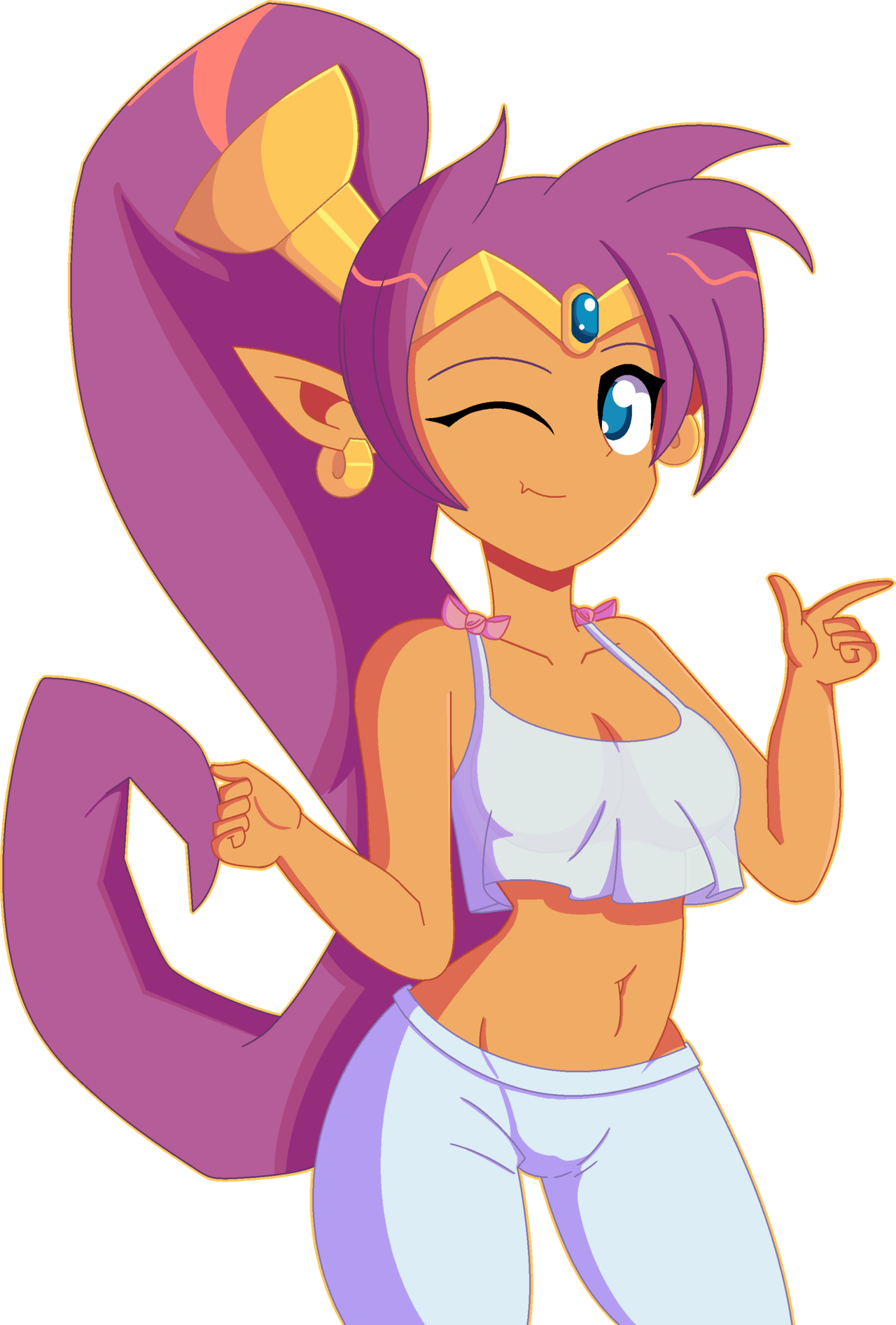 Shantae And The Pirate's Curse Shantae Pyjamas Bikini - Shantae (1280x1892)