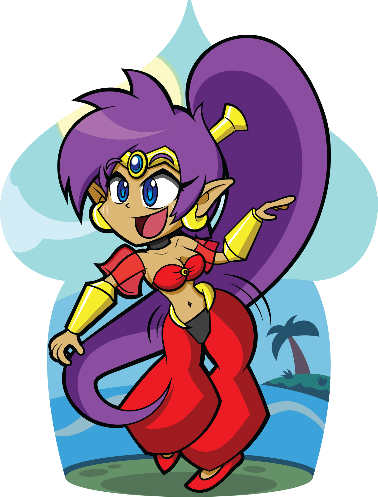 Half-genie Hero Shantae And The Pirate's Curse Doki - Shantae: Half-genie Hero (1210x1592)
