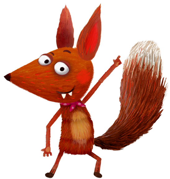 Little Fox Stickers Messages Sticker-8 - Cartoon (618x618)