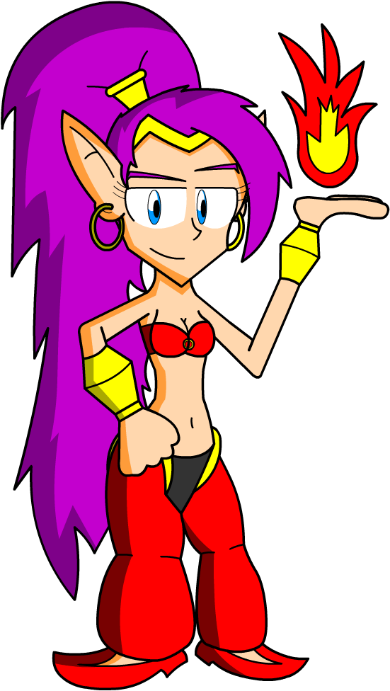 Shantae Shantae And The Pirate's Curse Shantae Risky's - Shantae (551x976)