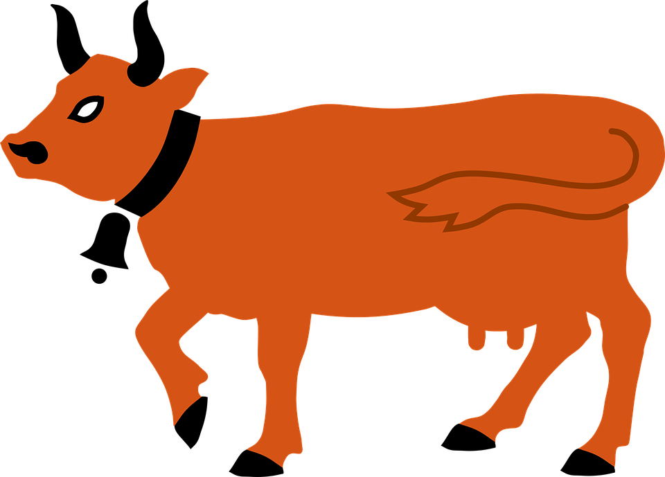 Red Cow Cliparts - Sapi Png (960x689)