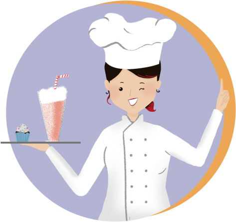 Carly Na Cozinha Png - Cartoon (640x497)