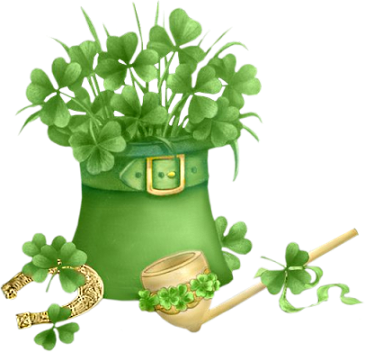 Hat-clover - Happy St Patrick's Day Gif (365x352)
