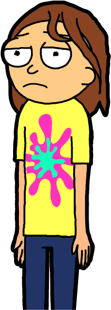 Morty Le Pacifiste - Hippie Morty (244x655)