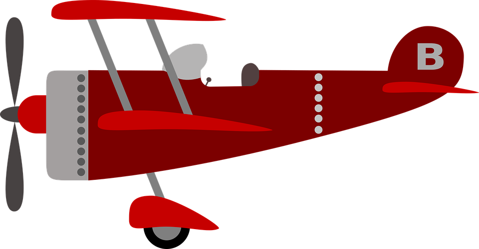 Kids Shirt Clipart 24, - Cute Vintage Airplane Png (960x500)