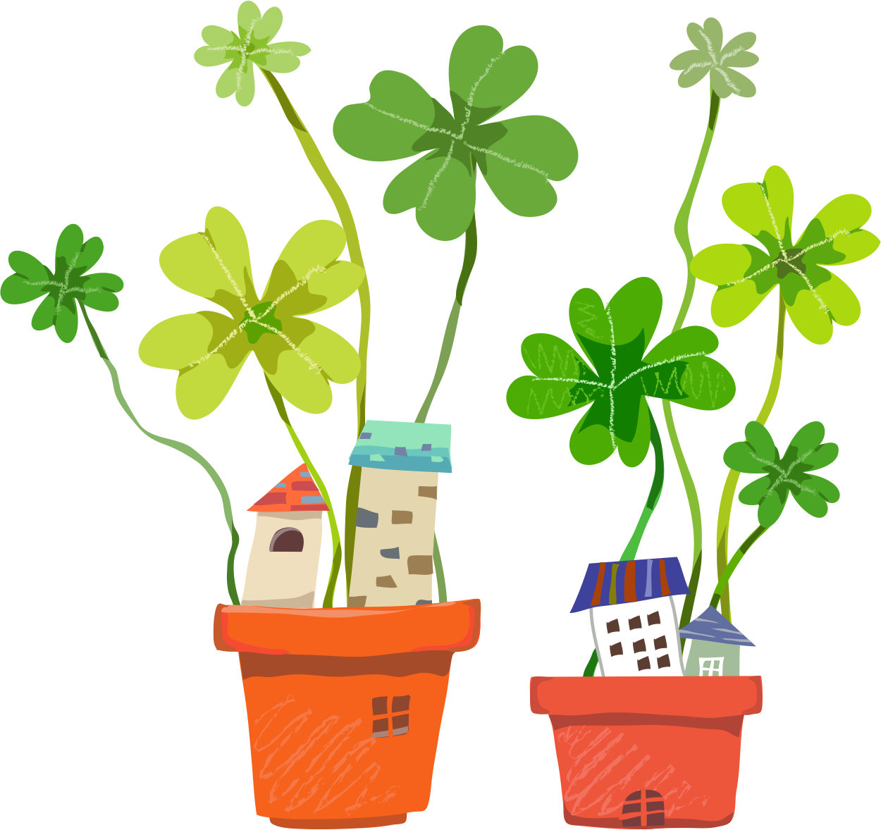 Clover Pot 1250*1178 Transprent Png Free Download - Clover Pot 1250*1178 Transprent Png Free Download (1250x1178)
