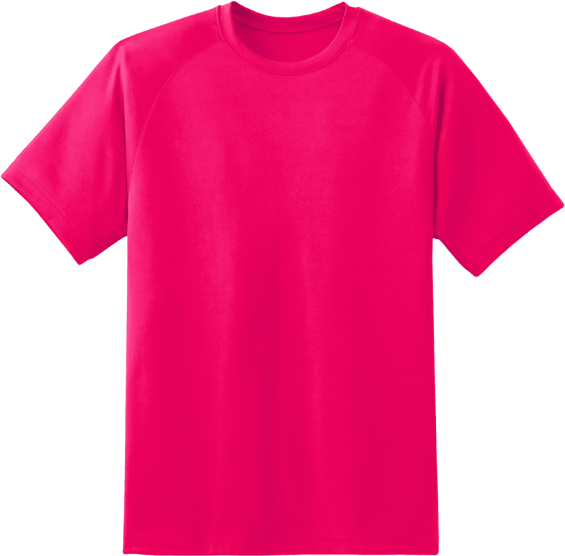 Free Png T Shirt Png Images Transparent - Fuschia Pink V Neck Shirt (850x835)