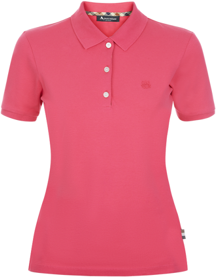 Justina Short Sleeve Piquet Polo - T Skjorte (460x611)