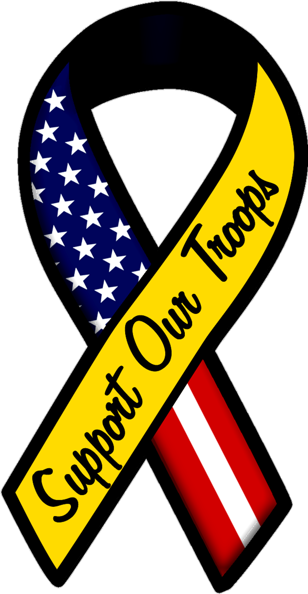 Support Our Troops Ribbon (600x1171)