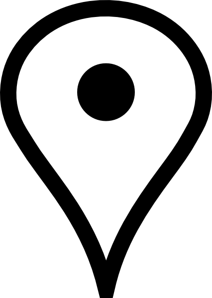Google Map Icon White Png (426x597)