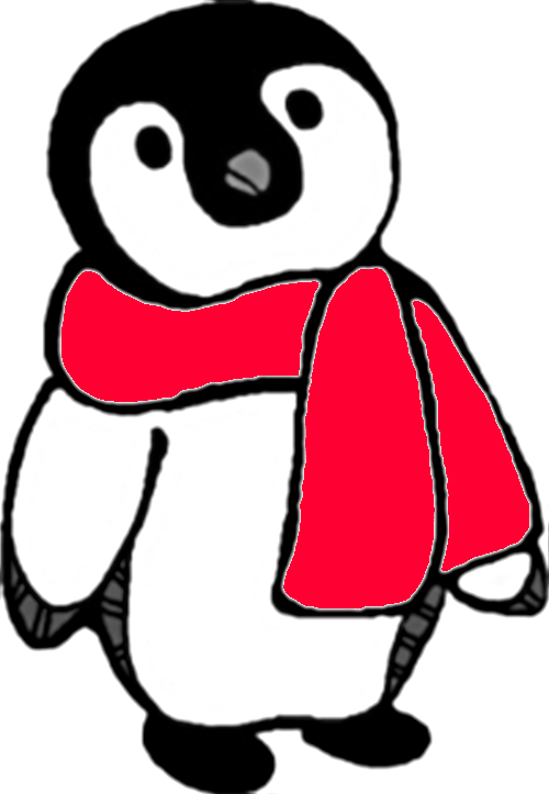 Poof Clipart - Penguin Wall Calendar (500x723)