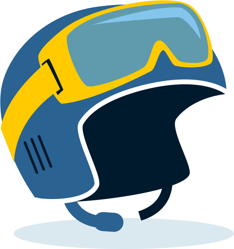 Helmets And Accessories - Skiing Helmet Clip Art (1022x800)