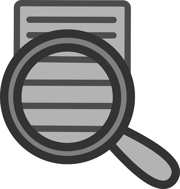 Document, Theme, Search, Icon, Location - Zoom Clipart Black And White (610x640)