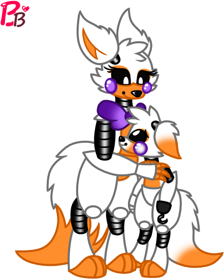 In Fnaf Sister Location I See Funtime Foxy As A Male - Ft Foxy And Mangle (491x576)