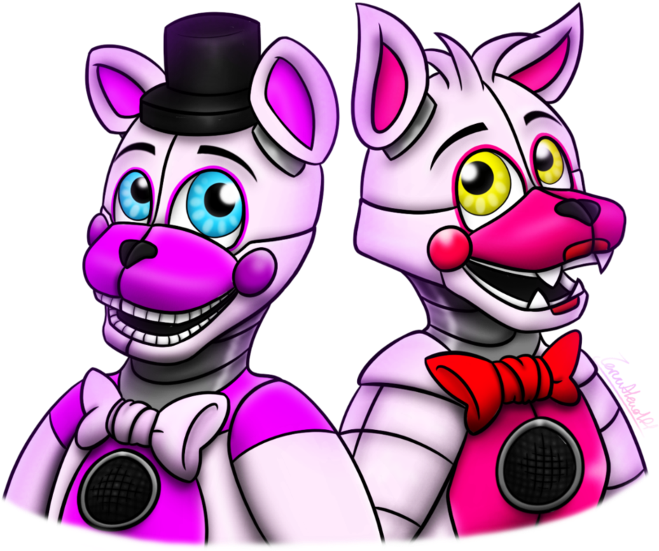 Funtime Freddy Foxy Fnaf Sister Location By Zoruathewolf1 - Sister Location Funtime Foxy (969x824)