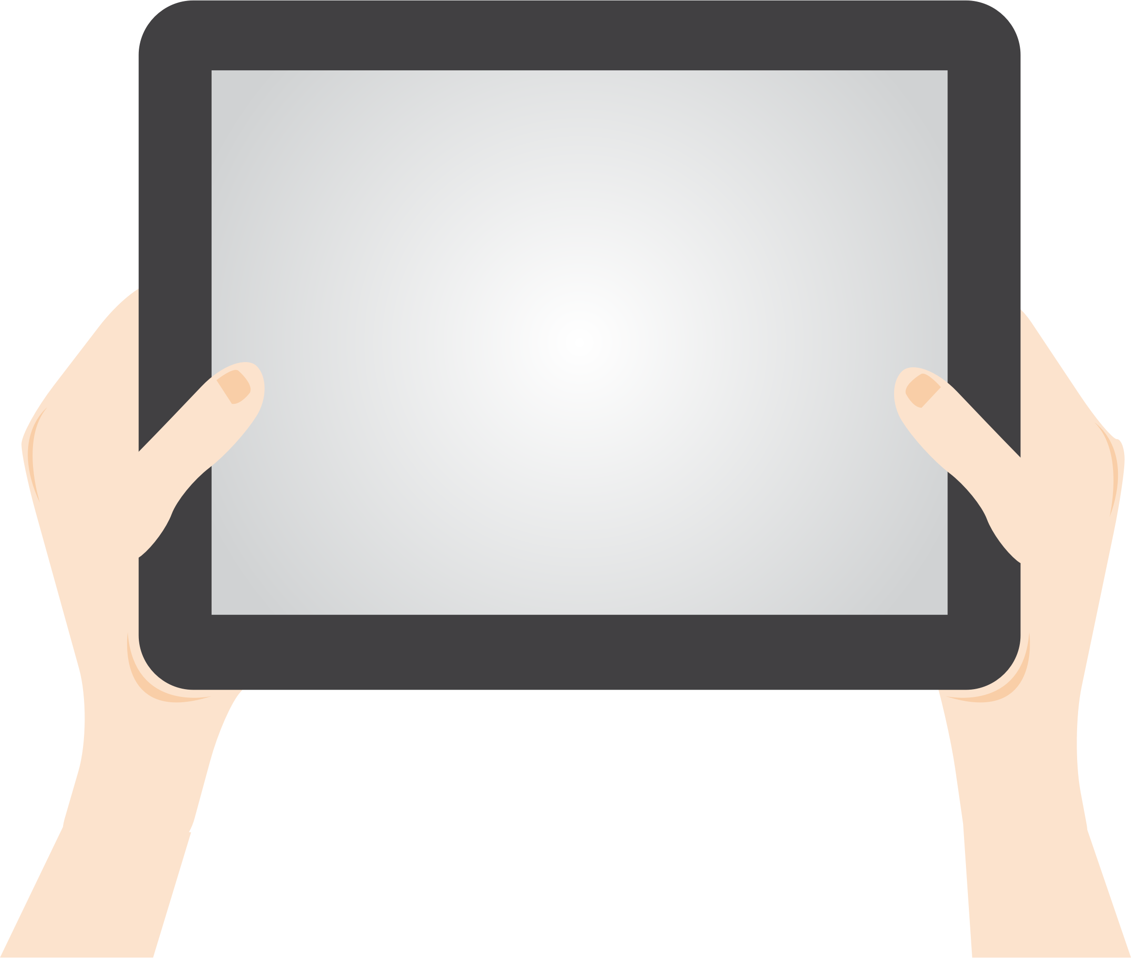 Big Image - Tablet Clipart (2330x1974)