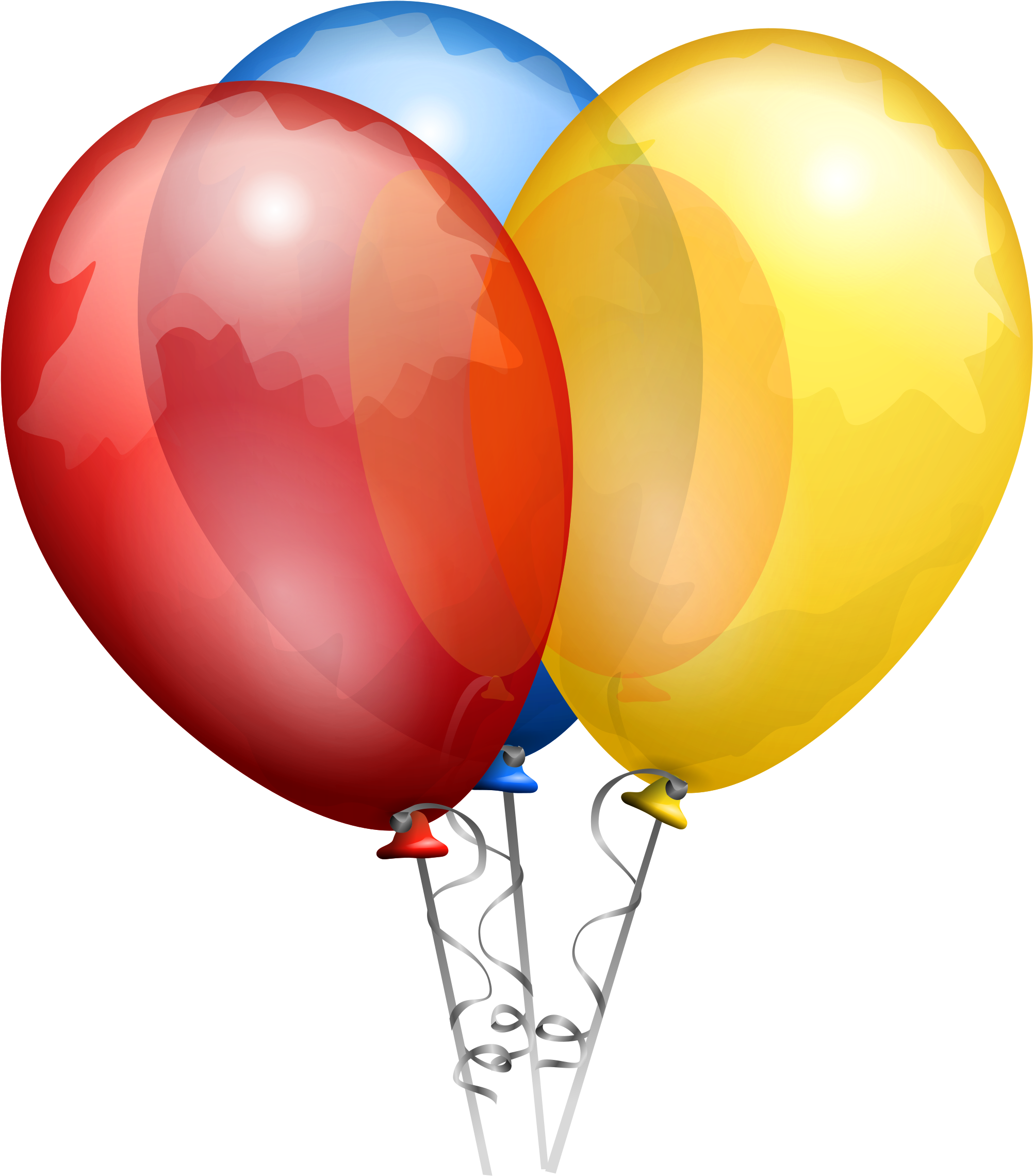 Big Image - Balloons Png (2200x2400)