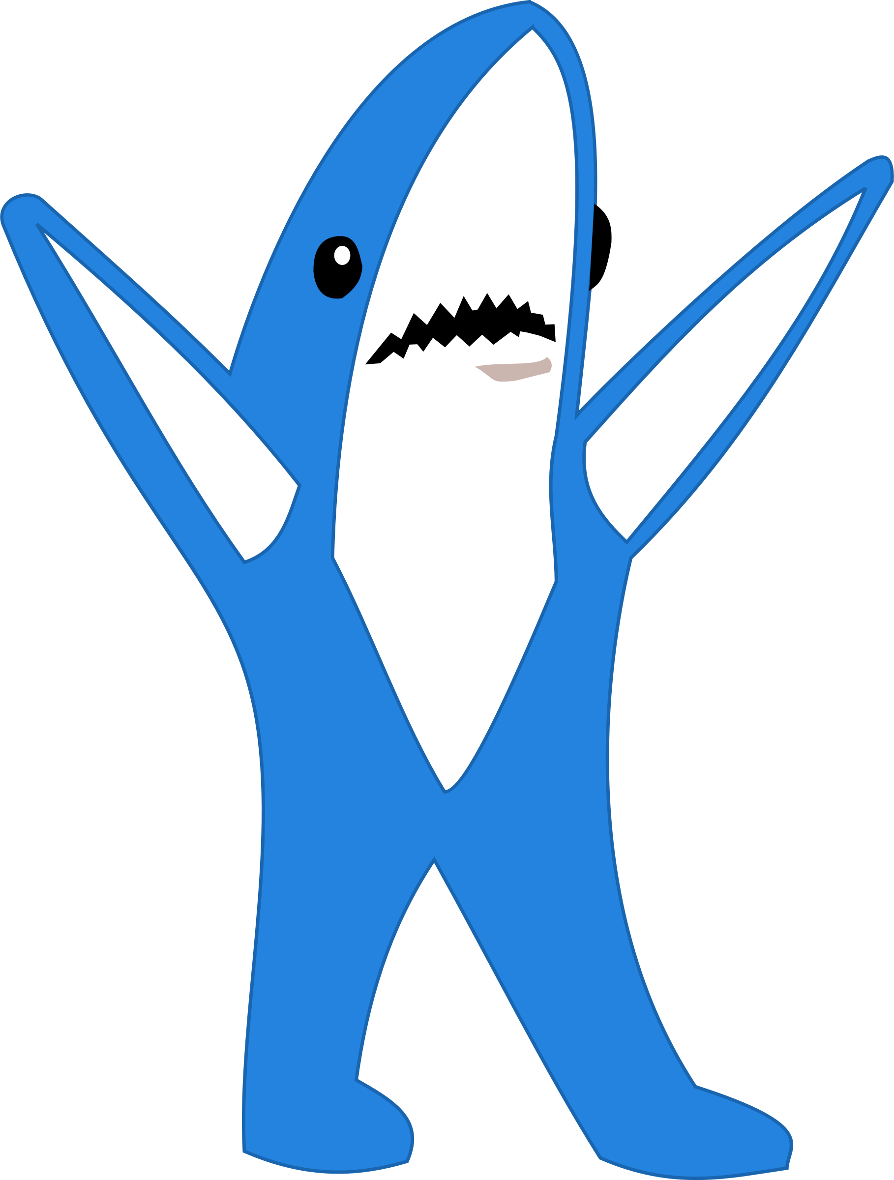 File - Left Shark Clip Art (1818x2400)