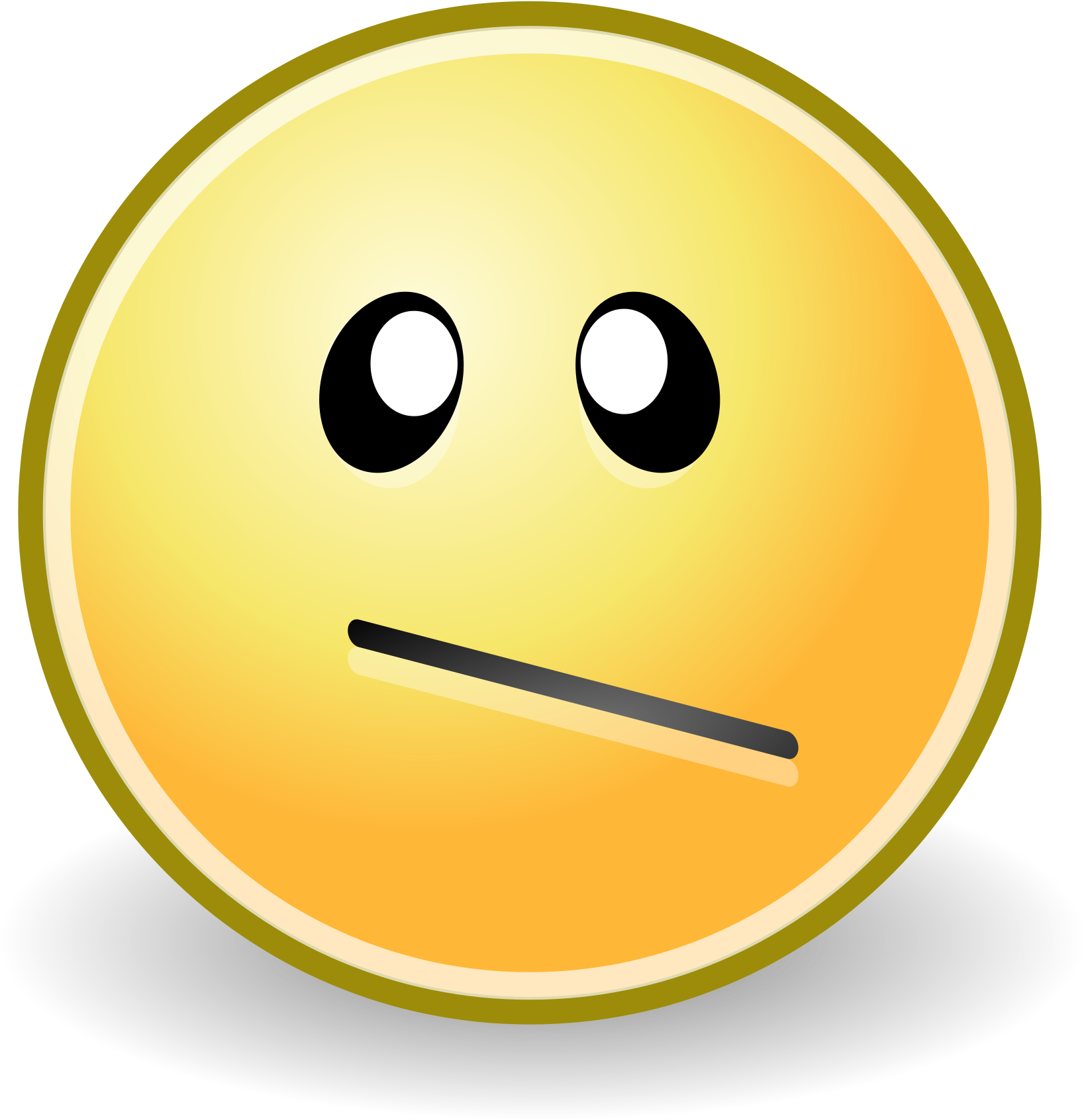 Confused Emoticon File Face Confused Svg Wikimediamons - Confused Face (2000x2000)