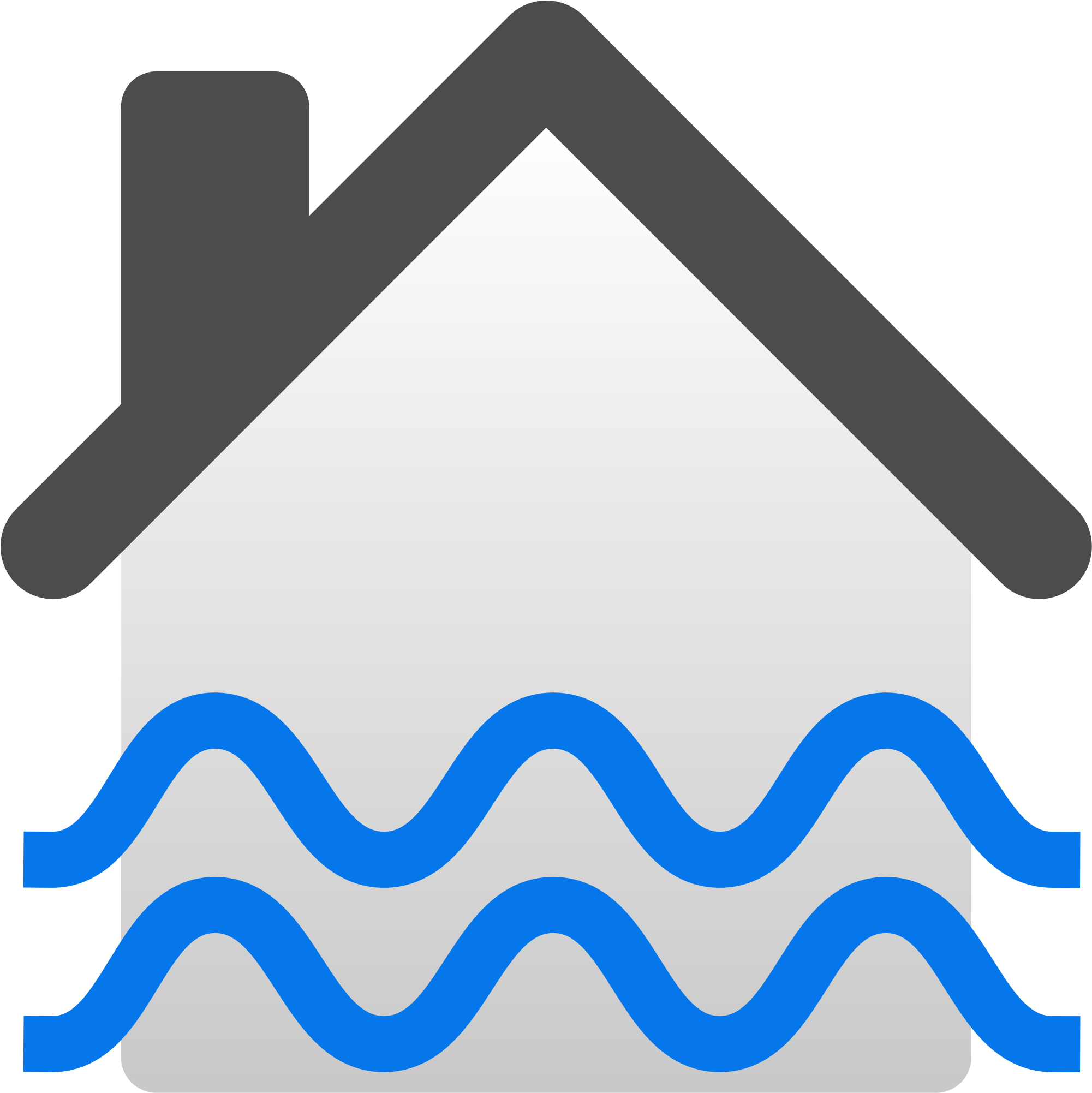 Floods Hit 6 Provinces - House Flood Clipart (2000x2010)