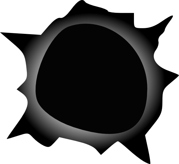 Clip Art Bullet Numbers Clipart - Black Hole Clip Art (600x552)