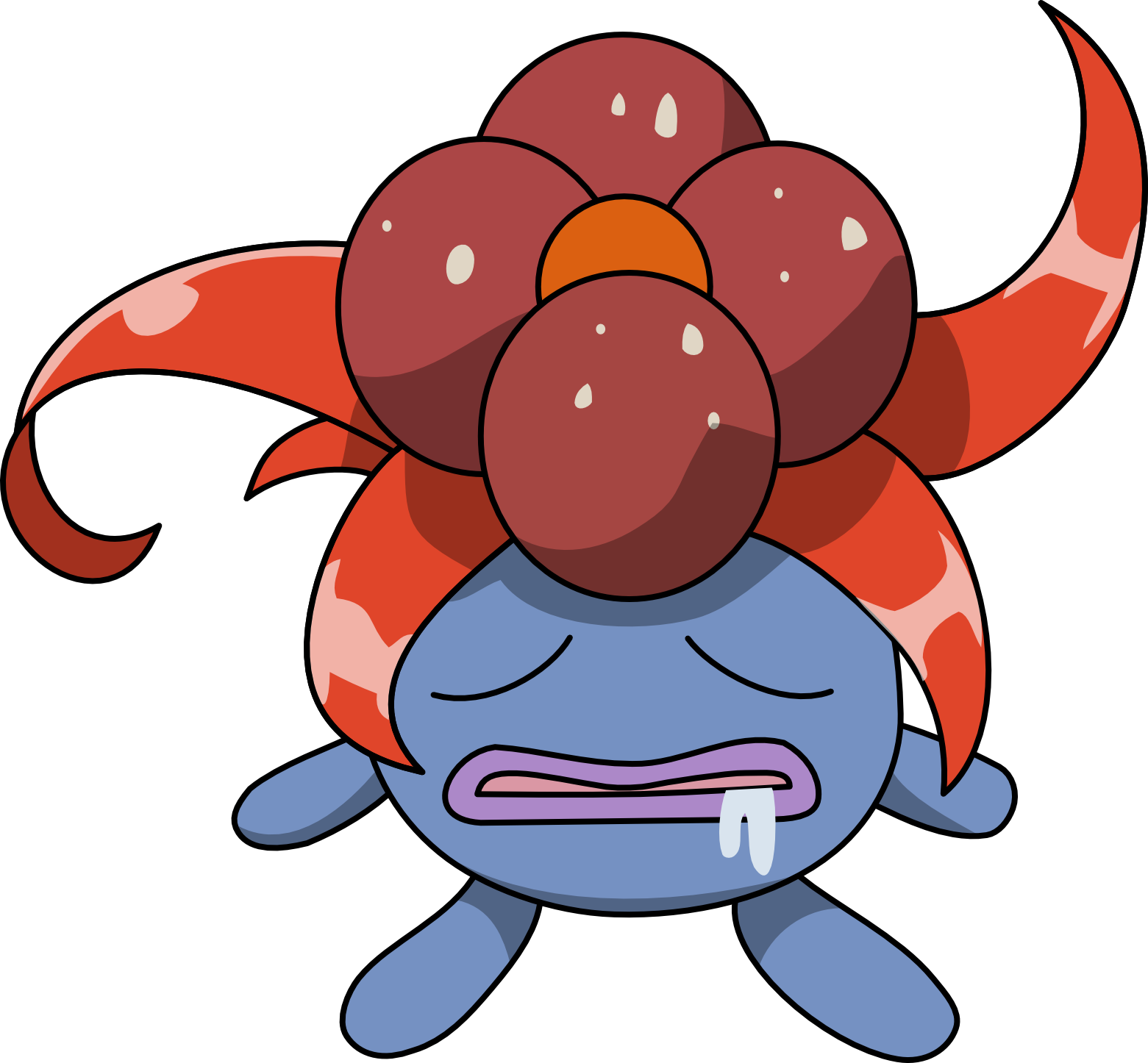 Real World Clipart Confused - Imagenes De Pokemon Gloom (1561x1446)