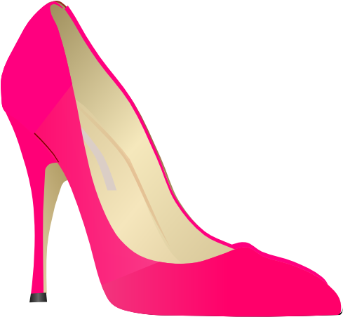 High Heel Clip Art At Vector Clip Art - Clip Art High Heel (600x484)