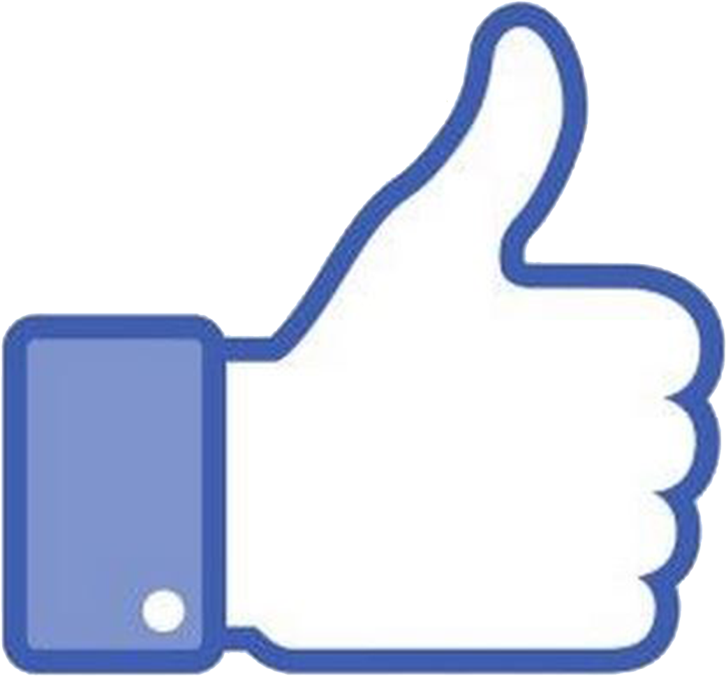 Png Clipart Youtube Like - Facebook Thumbs Up Png (1095x1005)