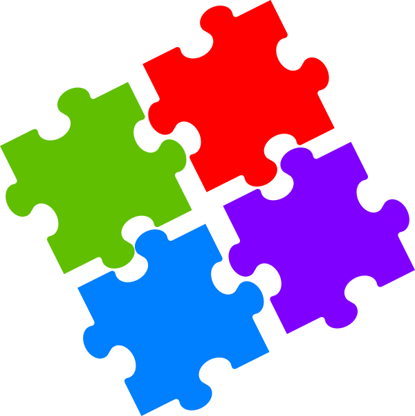 Jigsaw Puzzle Clip Art - Jigsaw Puzzle Clipart (600x601)