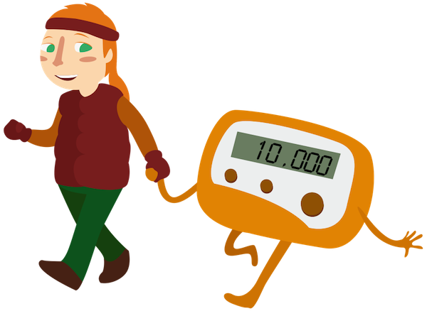 Pedometer Clipart - Pedometer Clipart (600x438)