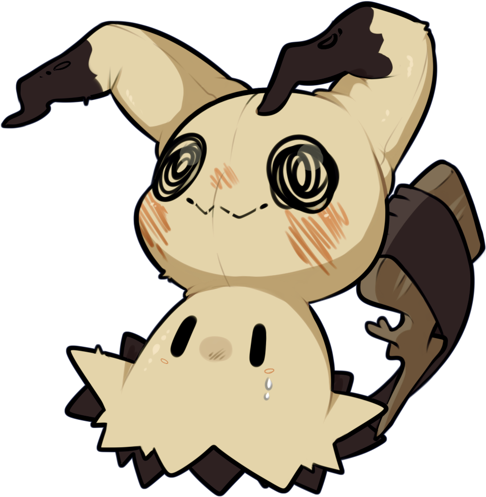 Pokémon Sun And Moon Pokémon Go Pikachu Mammal Dog - Mimikyu Kawaii (1000x1000)