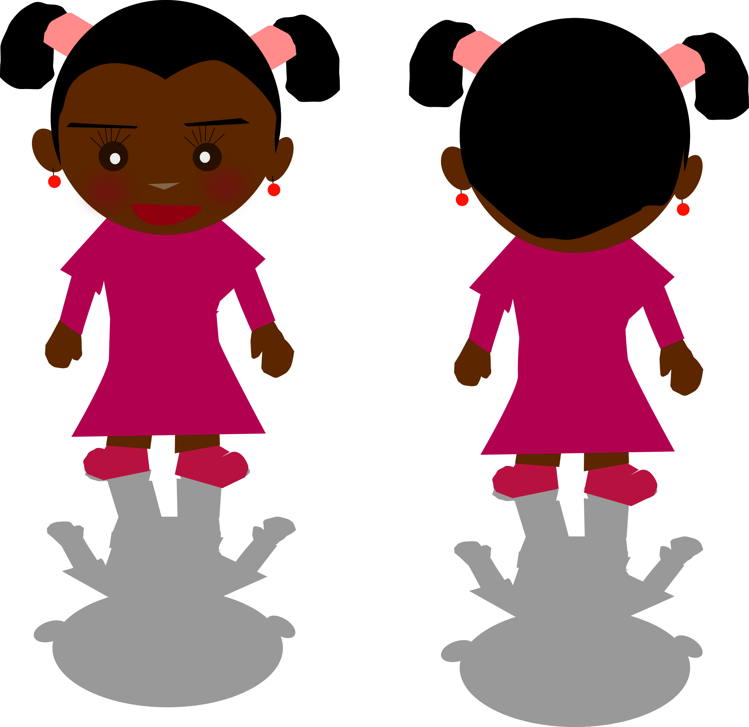 Clipart Of A Black Girl Png - Girl Png Clipart - Full Size PNG Clipart ...