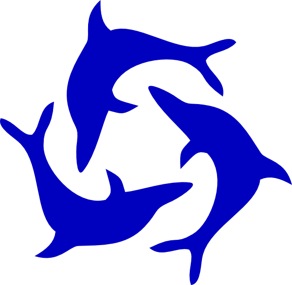 Dolphin Clip Art Black And White 105393 - Dolphin Clip Art (600x586)