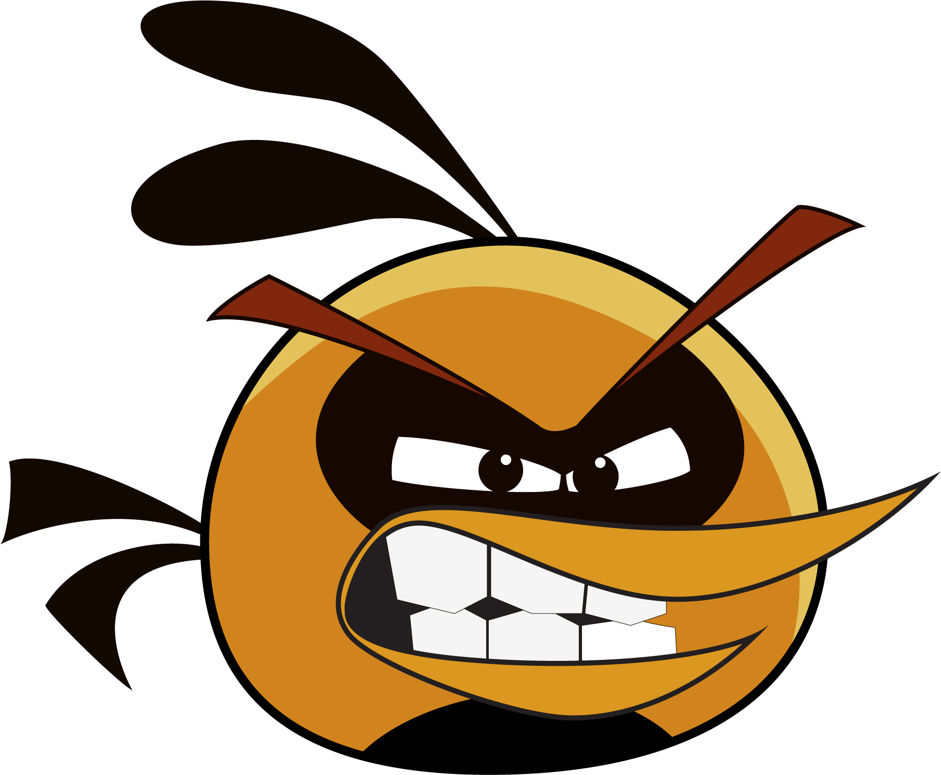 Angry Bird - Orange Bird Angry Birds (2000x2000)