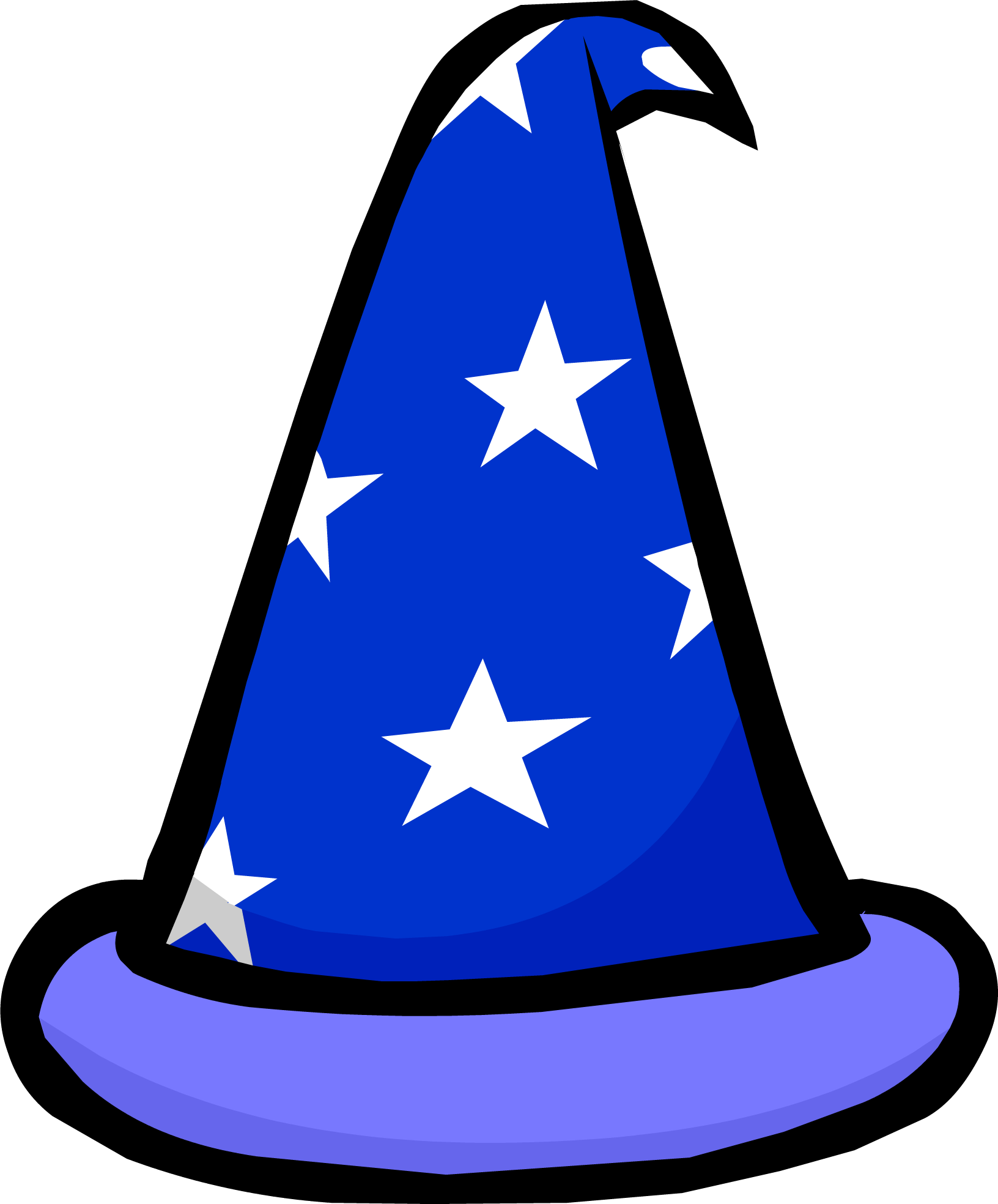 Wizard - Club Penguin Wizard Hat (1632x1968)