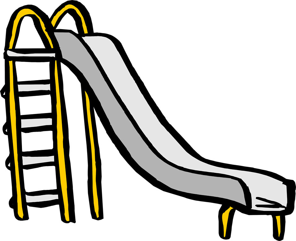 Playground Slide Clipart - Slide Clipart Transparent Background (958x778)