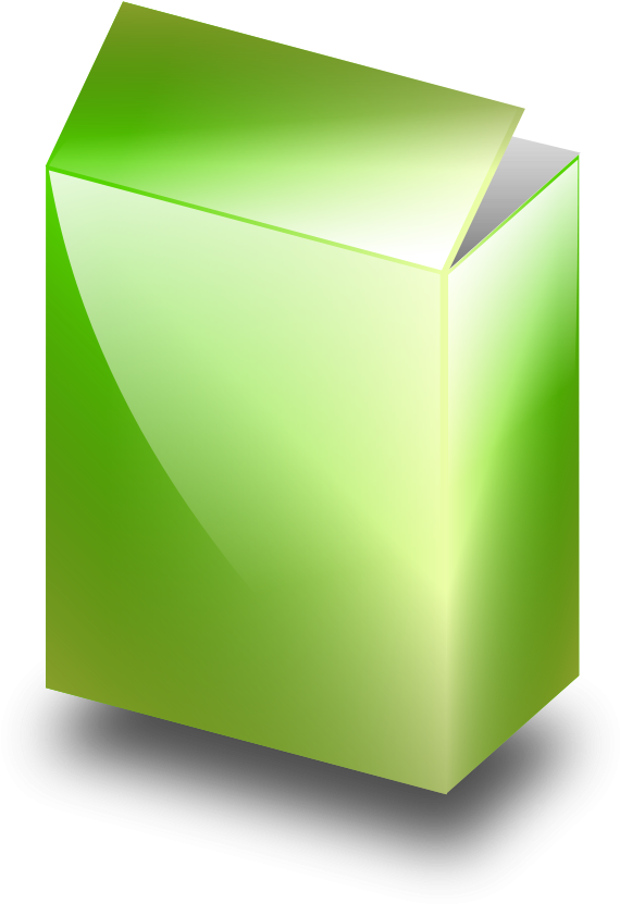 Green Box Small Clipart 300pixel Size, Free Design - Box (900x900)