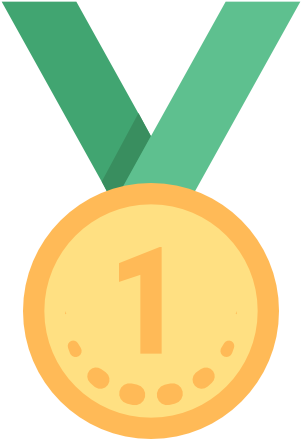 Places Clipart First Place - First Place Medal Icon (512x512)
